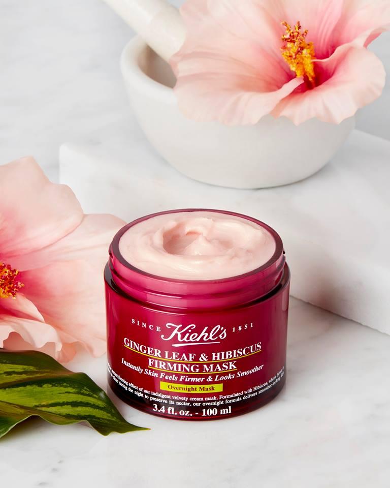 มาสก์บำรุงผิว Kiehls Ginger Leaf & Hibiscus Friming overnight Mask