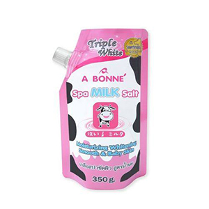 A Bonne Spa Milk Salt เกลือสปาขัดผิวสูตรโยเกิร์ต