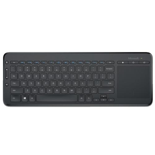 Microsoft All-in-One Media Keyboard with TouchPad คีย์บอร์ดไร้สายมีทัชแพดในตัว