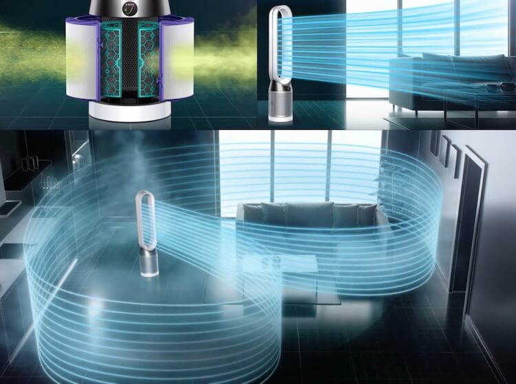 Dyson Pure Cool TP00เป็นตัวเลือกสำหรับคุณหากคุณมีห้องขนาดเล็กและกำลังมองหาเครื่องฟอกอากาศที่สามารถทำหน้าที่เป็นพัดลมได้ในเวลาเดียวกัน
