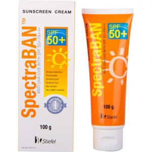 ครีมกันแดด สเปคตร้าแบน SpectraBan SPF50+ /PA+++ ขนาด 100 กรัม