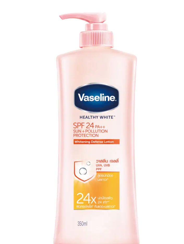 Vaseline Lotion Healthy White SPF 24 PA++ โลชั่นผิวขาว
