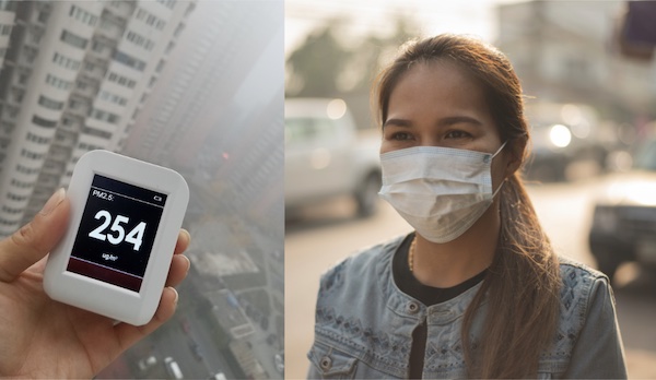อันตรายจาก ฝุ่น PM2.5 อาการเบื้องต้น หายใจลำบาก มีอาการไอ แสบจมูก แสบคอ