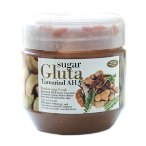 สครับขัดผิวขาว Sugar Gluta Tamarind AHA Brightening Scrub