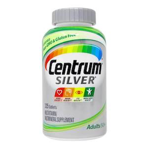 อาหารเสริมผู้สูงอายุ Centrum Silver Multivitamin for Adults 50+