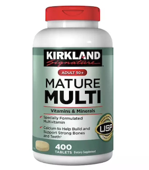 Kirkland Signature Adult 50+ Mature Multi อาหาเสริมผู้สูงอายุ (ผู้ชาย-ผู้หญิง)