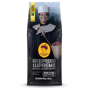 Doi Chaang กาแฟดอยช้าง Espresso Supreme กาแฟคั่วระดับกลางค่อนเข้ม