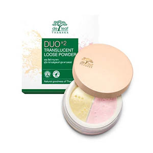 De Leaf Thanaka Duo Translucent Loose Powder แป้งฝุ่น