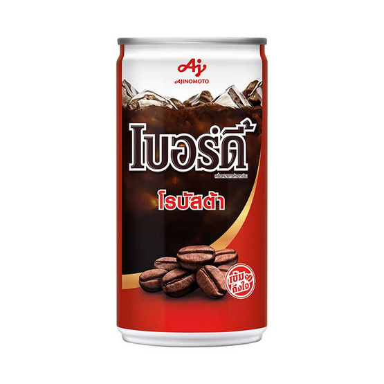 Birdy กาแฟกระป๋อง เบอร์ดี้ โรบัสต้า กระป๋องแดง