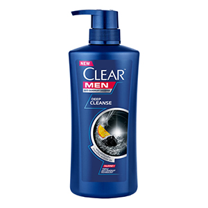 แชมพูสระผมสำหรับผู้ชาย CLEAR Anti Dandruff Shampoo Men Deep Clean Silver