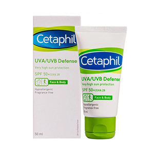 ครีมกันแดด Cetaphil UVA/UVB Defense SPF50+