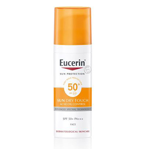 ครีมกันแดด Eucerin Sun Dry Touch Acne Oil Control Face SPF50+