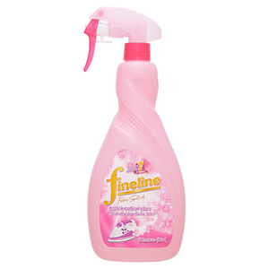 Fineline สเปรย์หอมรีดผ้าเรียบ กลิ่นเพรสเชอร์ พิ้งค์ แบบหัวฉีดสีชมพู
