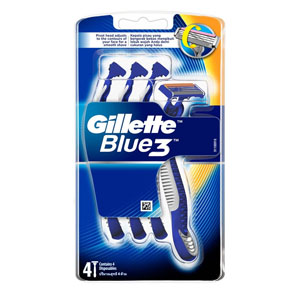 Gillette ชุดมีดโกนใช้แล้วทิ้ง รุ่น Blue3