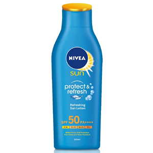 NIVEA Sun Protect And Moisture Body SPF50+ Pa+++ (นีเวีย ซัน โพรเท็คแอนด์มอยซ์เจอร์ บอดี้ โลชั่น เอสพีเอฟ50+ พีเอ+++ )