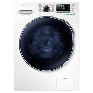 SAMSUNG เครื่องซักผ้า/อบผ้า ฝาหน้า รุ่น WD80J6410AW/ST