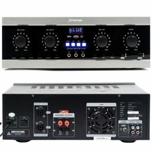 Sherman แอมปลิฟายเออร์คาราโอเกะ 160W 3 Mic 1 AUX รุ่น AV-500
