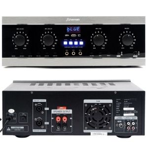 Sherman แอมปลิฟายเออร์คาราโอเกะ 160W 3 Mic 1 AUX รุ่น AV-500
