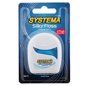 ไหมขัดฟัน Systema Silky Floss Plus Fluoride