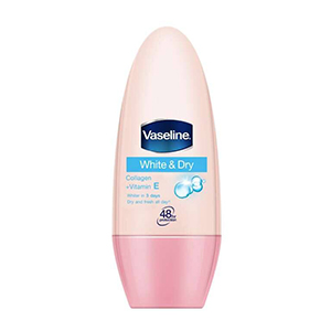 Vaseline Deodorant Roll on White & Dry Collagen โรลออน