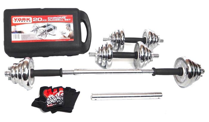 York Fitness รุ่น DB20-1-35 ชุดยกน้ำหนัก 20 กิโลกรัม