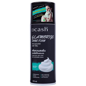 โฟมโกนหนวด Dcash Glamorize Shave Foam