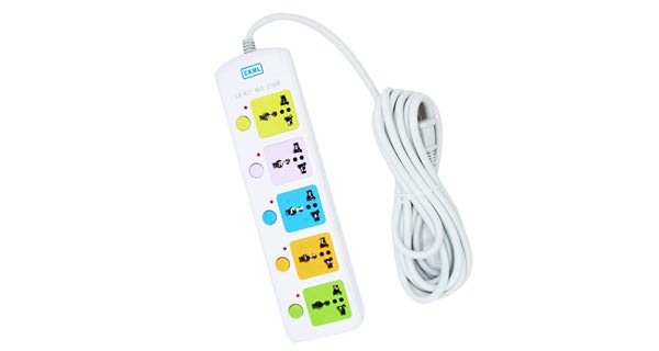 CKML ปลั๊กไฟ 5 ช่อง รุ่น LH-815 2300W