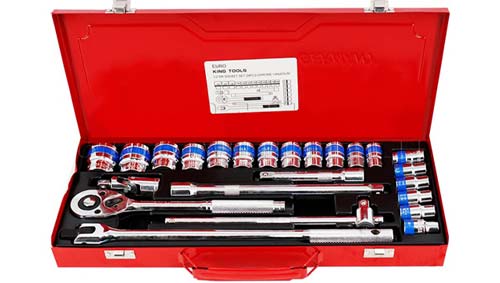 EURO KING TOOLS ชุดเครื่องมือ ชุดบล็อก 1/2" 24 ชิ้น