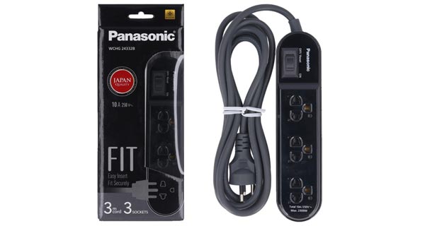 Panasonic ปลั๊กพ่วง รุ่น WCHG 24332
