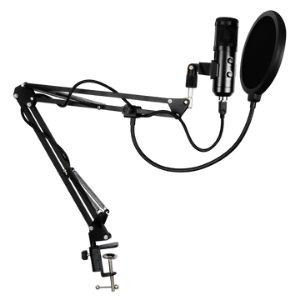 ไมโครโฟน พร้อมขาตั้งยืดได้ Signo USB Condenser Microphone MP-704