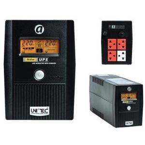 UPS Unitec เครื่องสำรองไฟฟ้า สุดคุ้ม รุ่น Active 1000VA/530W
