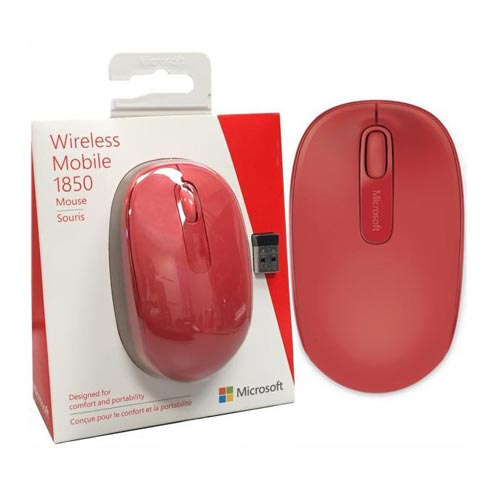 เมาส์ไร้สาย Microsoft Wireless Mobile Mouse 1850