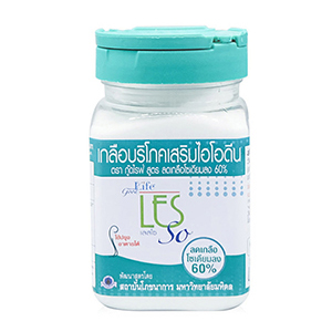 Goodlife (กู๊ดไรฟ์) Les-So เกลือบริโภคเสริมไอโอดีน สูตรลดโซเดียม 60%
