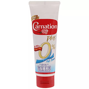 Carnation นมข้นหวานปราศจากไขมัน สูตรลดน้ำตาล 25%