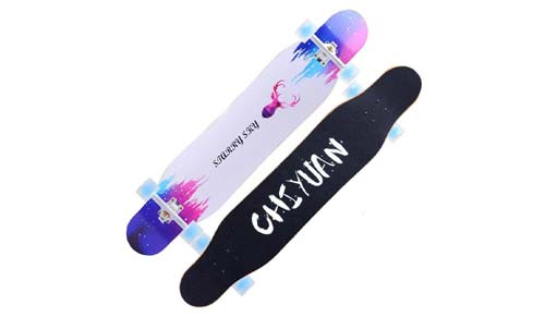 Chiyuan Xtreme Cruiser Maple DROP Longboard สเก็ตบอร์ดครบชุด รุ่น Dancing M01