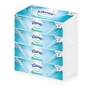 คลีเน็กซ์ ซิลกี้ สมูท ซอฟท์ บ๊อกซ์ กระดาษเช็ดหน้า หนา 3 ชั้น