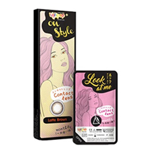Lollipop OnStyle Contact Lens Latte Brown คอนแทคเลนส์