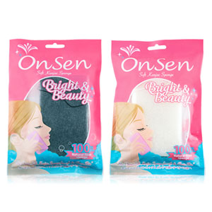 OnSen Soft Konjac Sponge Rectangle Shape For Face
