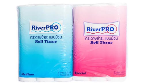 RiverPro Special กระดาษทิชชู่ม้วนเล็ก 24 ม้วน