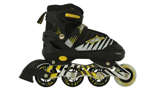SPORTLAND อินไลน์ โรลเลอร์ สเก็ต รุ่น LAZER Yellow