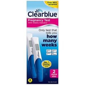 ชุดทดสอบการตั้งครรภ์ Clearblue Digital Pregnancy Test with Weeks Indicator