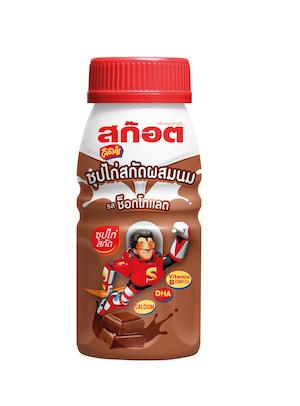 สก๊อต คิตซ์ ซุปไก่สกัดผสมนม ในรูปแบบนมพร้อมดื่มรสช็อกโกแลต