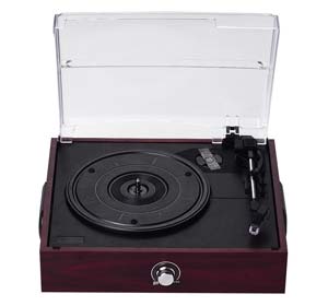 เครื่องเล่นแผ่นเสียง Turntable Record Player Vintage Style