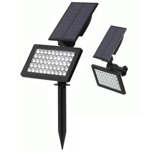 Auoyo ไฟสปอตไลท์ พลังงานแสงอาทิตย์ รุ่น Powered 50 LED