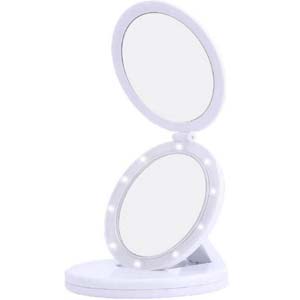 Eclipse travel folding mirror กระจกแต่งหน้า 2 ชั้น
