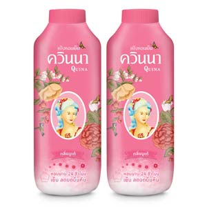 Quina แป้งหอมเย็นกลิ่นบูเก้