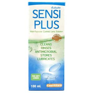 SENSI PLUS For Soft Lenses น้ำยาล้างคอนเเทคเลนส์