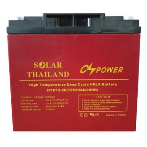 Solar Thailand CSPOWER แบตเตอรี่แห้ง VRLA AGM Lead Acid 12V 20Ah รุ่น HTD12-20