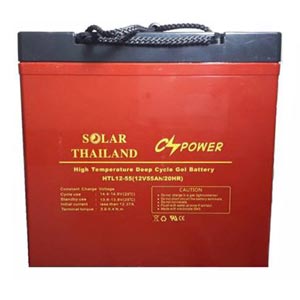 Solar Thailand CSPOWER GEL Long Life Deep Cycle แบตเตอรี่เจล 12V 55AH รุ่น HTL12-55