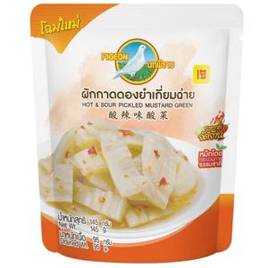 ผักกาดดองยำเกี่ยมฉ่าย ตรานกพิราบ